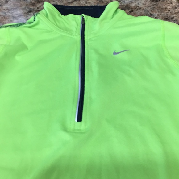 Nike Tops - Nike running top neon green and blue Nike Tops - Nike running top neon green and blue